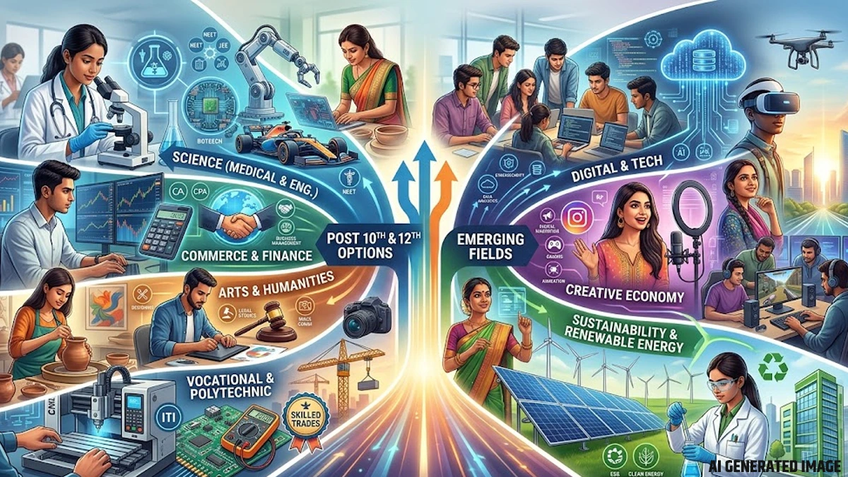Career choices after 10th 12th