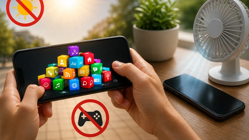 Mobile Overheating In Summer Battery Backup
