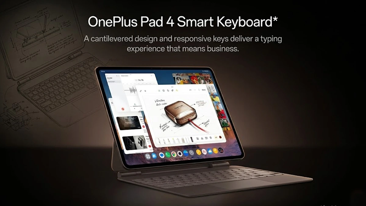 OnePlus Pad 4 Display and Design