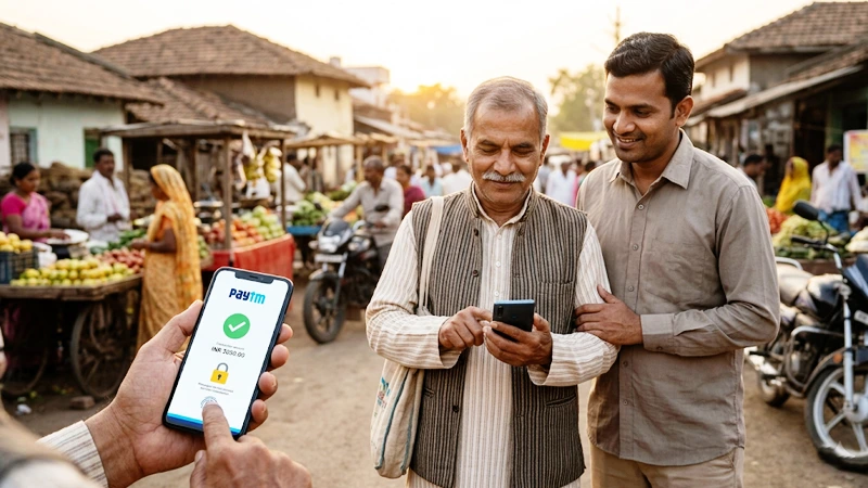 Paytm New Feature Biometric Authentication